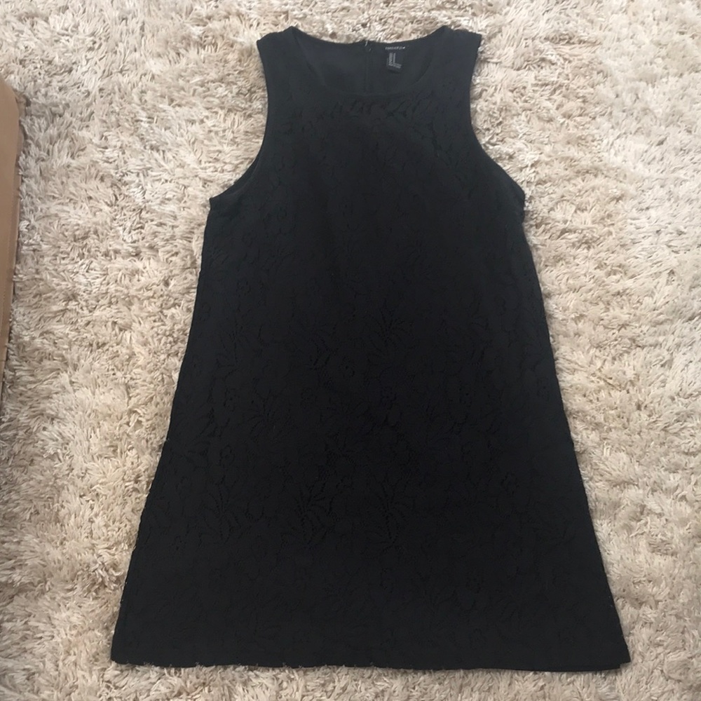 Black lace dress